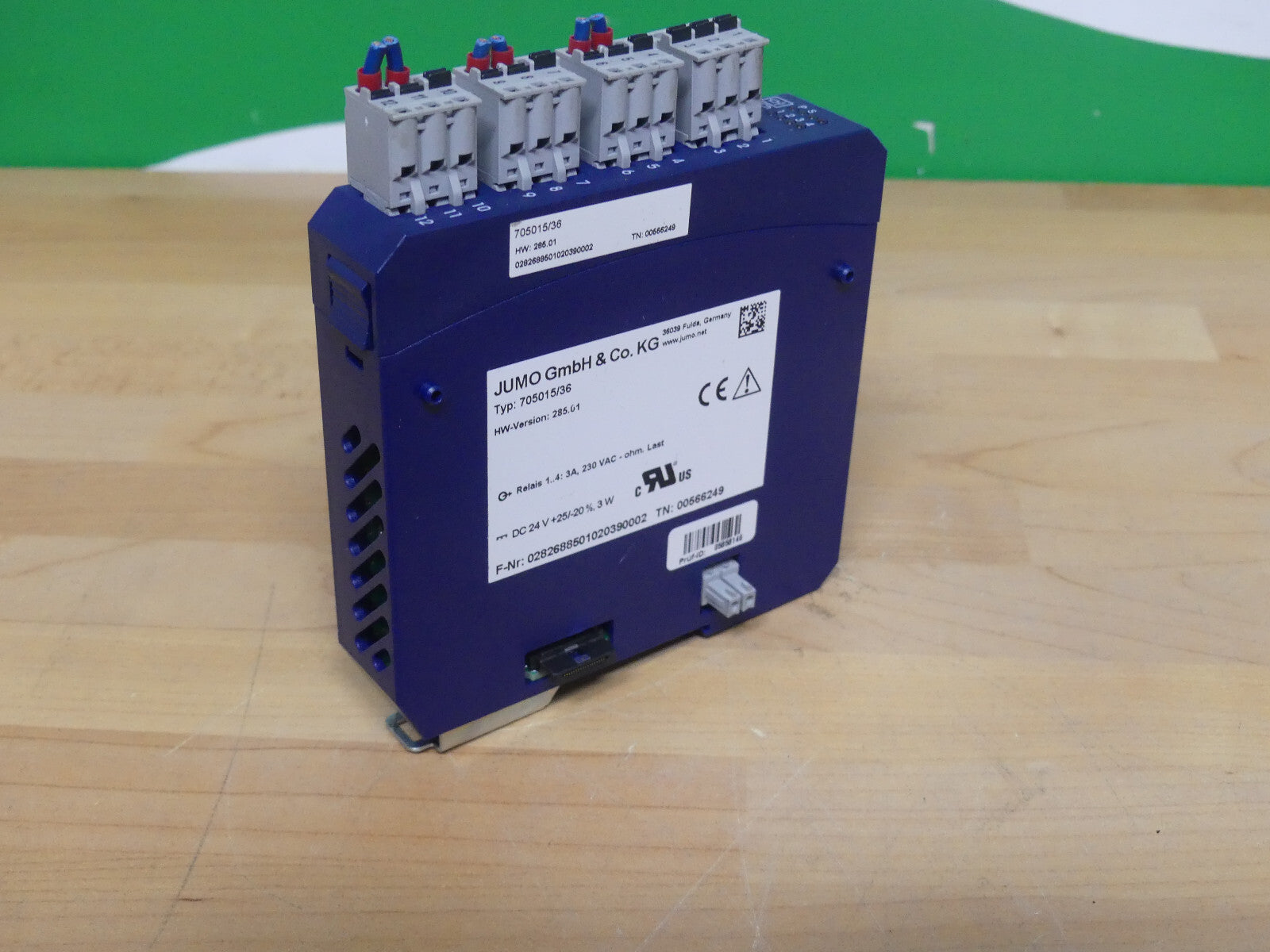 jumo 705015/36 HW-Version:285.01