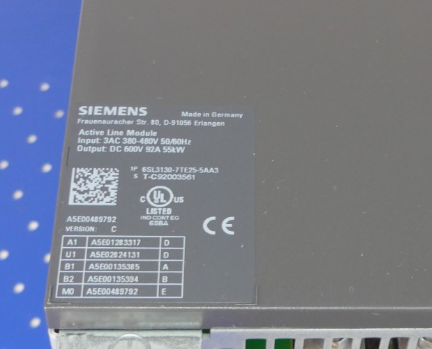 SIEMENS 6SL3130-7TE25-5AA3