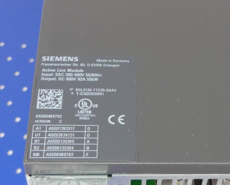 SIEMENS 6SL3130-7TE25-5AA3