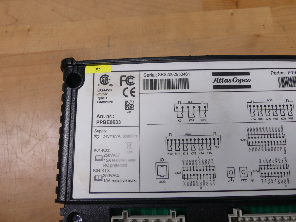 Atlas Copco Elektronikon PLC CPU Module PPBE0633  for Screw Compressor