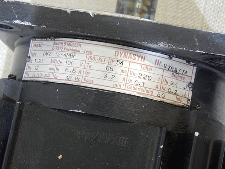 AMK Servomotor DV7-12-4MBF Asynchronmotor  Used