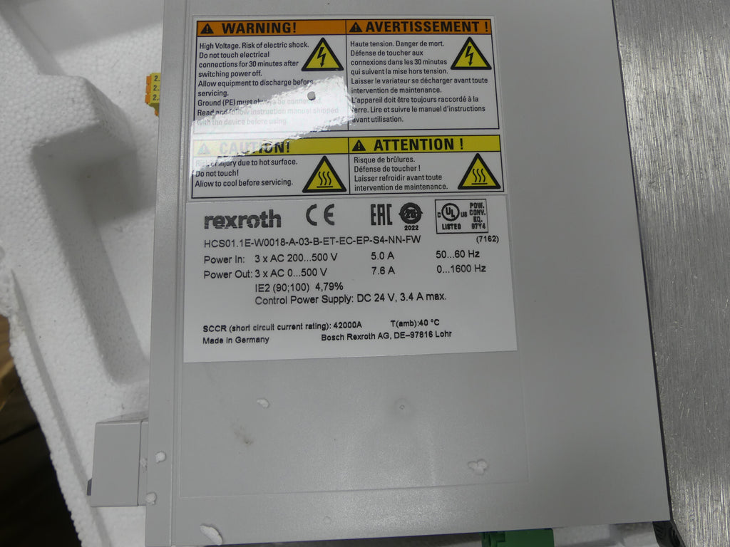 Rexroth HCS01.1E-W0018-A-03-B-ET-EC-EP-S4-NN-FW