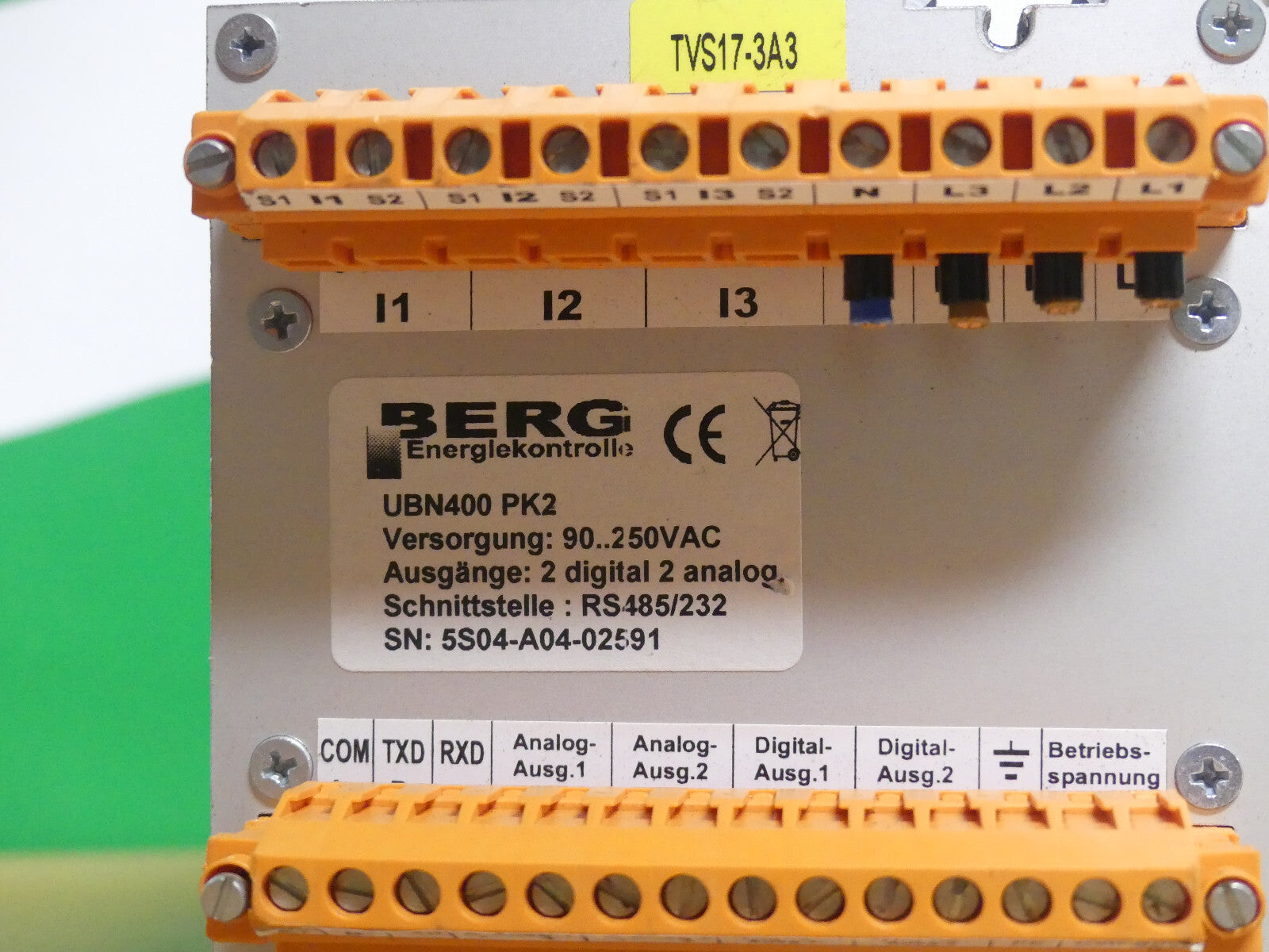 Berg Energiekontrolle UBN400 PK2