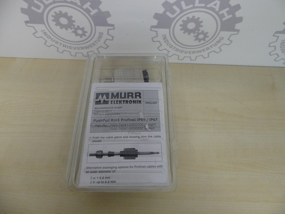 MURR ELEKTRONIK PushPull RJ45 Profinet IP65 / IP67