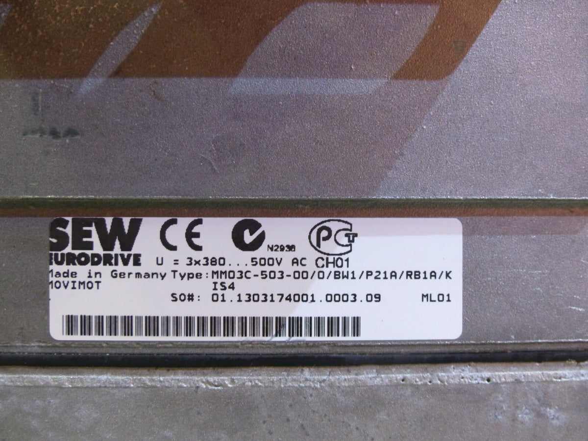 SEW MM03C-503-00/0/BW1/P21A/RB1A/K