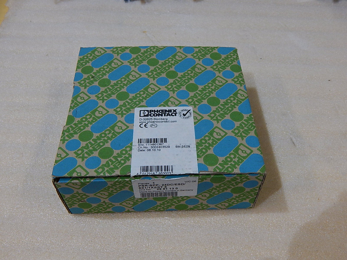 Phoenix Contact PSR-SPP-24DC/ESD/5X1/1X2/0T5 Sicherheits Schaltgerät Unbenutzt