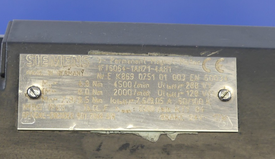 SIEMENS 1FT6064-1AH71-4AH1