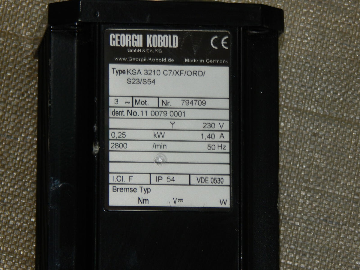  GeorgII Kobold  Servomotor KSA 3210 C7/XF/ORD/S23/S54 s.Bilder