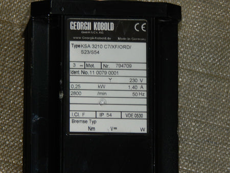  GeorgII Kobold  Servomotor KSA 3210 C7/XF/ORD/S23/S54 s.Bilder