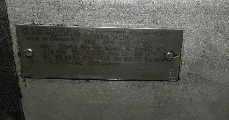 SIEMENS 1FT5104-0AC01-Z