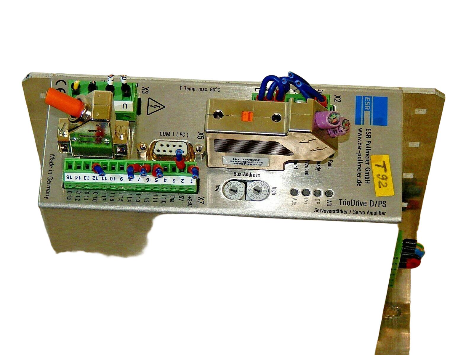  ESR Pollmeier AC Servoregler BN 6756.4275, TrioDrive D/PS B1-R1-A2-F5-K1 320V 