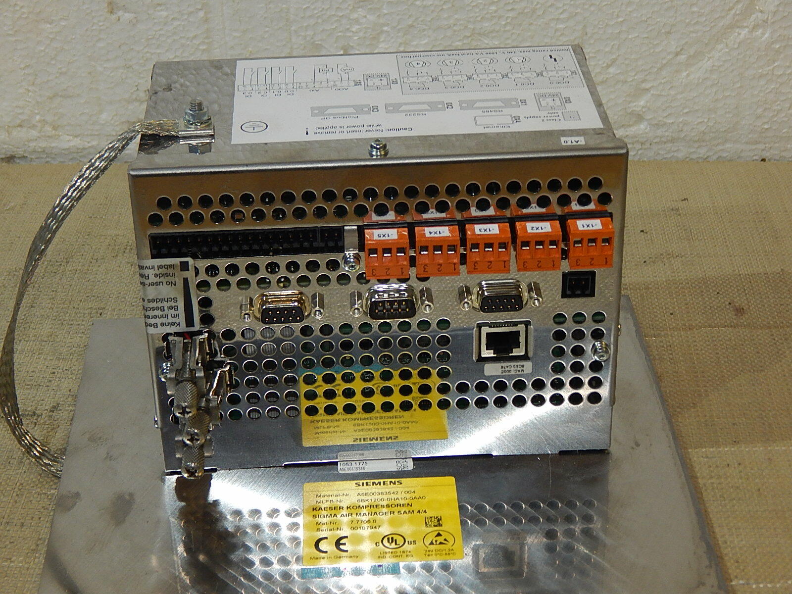  Siemens/Kaeser Sigma Air Manager SAM 4/4,6BK1200-0HA10-0AA0,6BK1 200-0HA10-0AA0