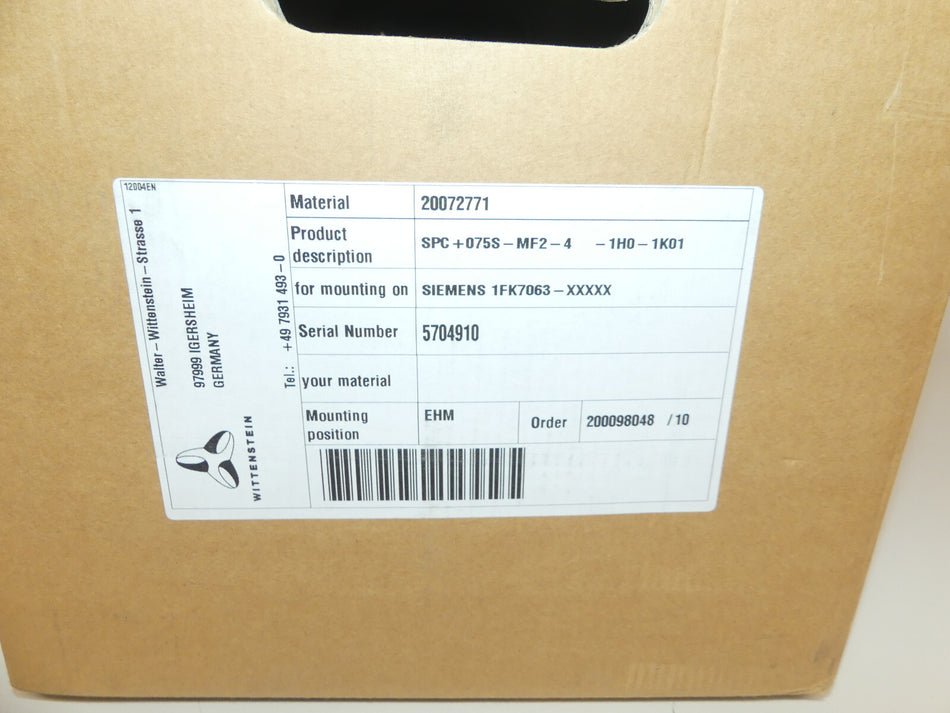 wittenstein SPC+075S-MF2-4-1H0-1K01