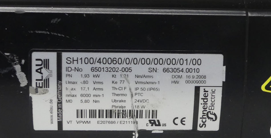 SCHNEIDER ELECTRIC ELAU SH100/40060/0/0/00/00/01/00