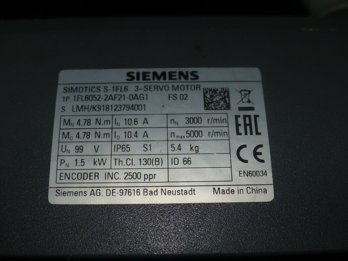 Siemens 1FL6052-2AF21-0AG1