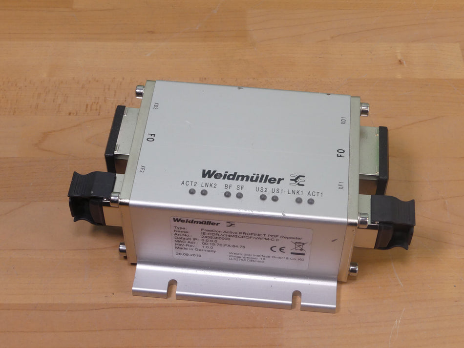 Weidmüller IE-CDR-V14MSCPOF/VAPM-C II Profinet POF Repeater