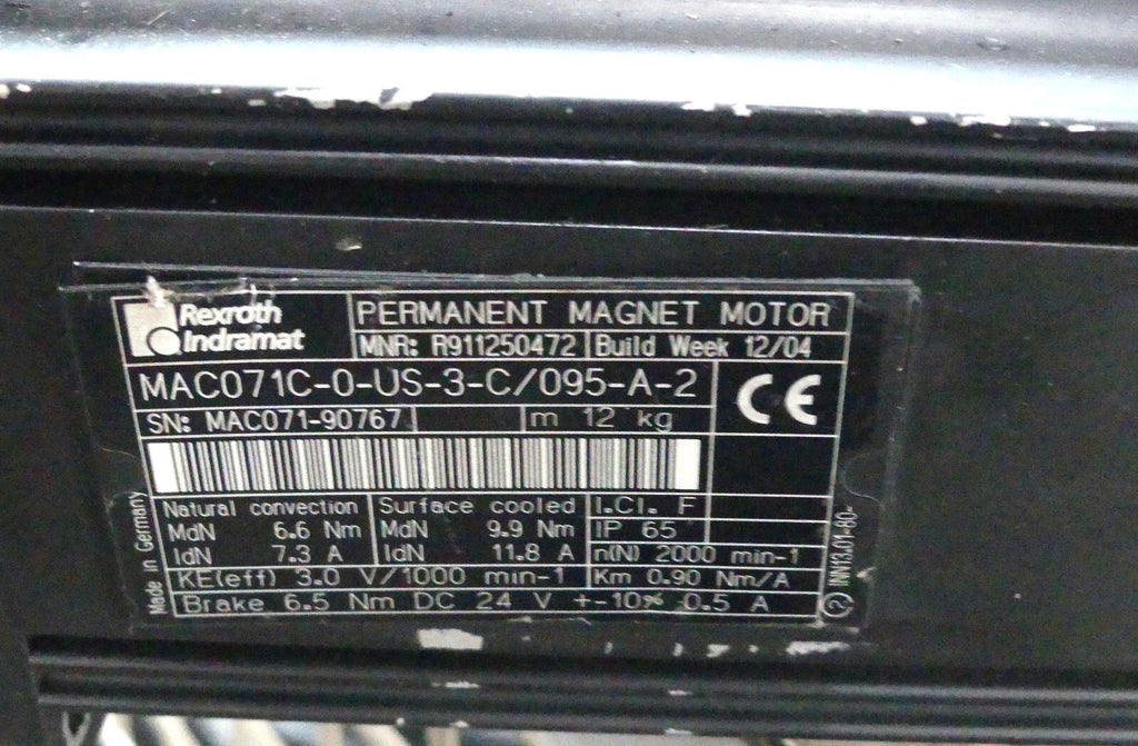 Rexroth Indramat MAC071C-0-US-3-C/095-A-2