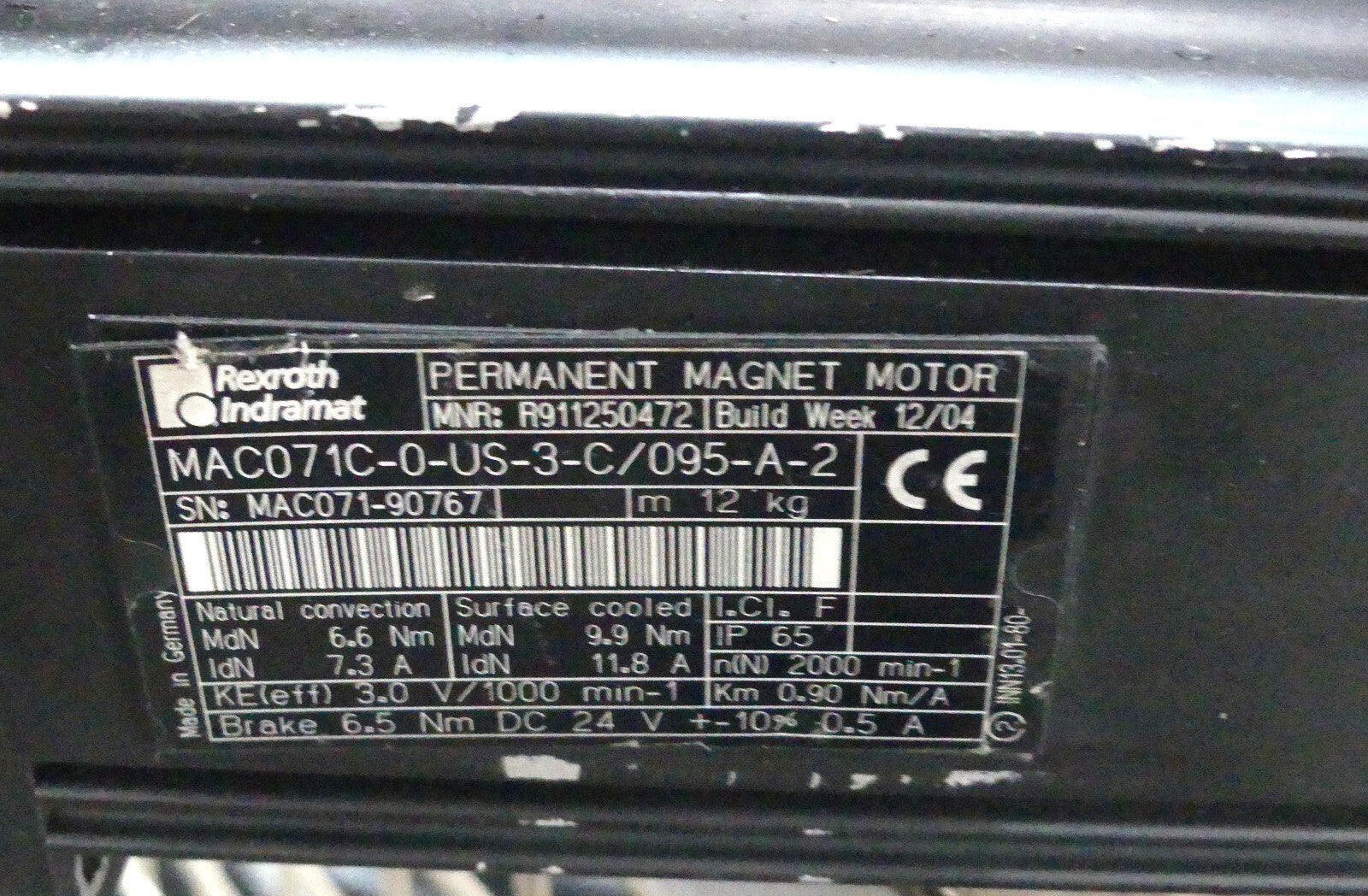 Rexroth Indramat MAC071C-0-US-3-C/095-A-2