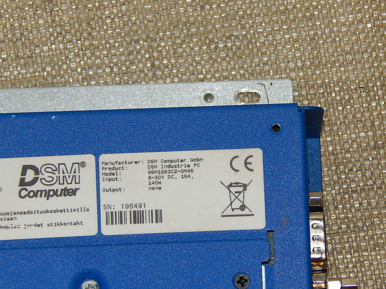 DSM Computer NanoServer  96M1563C2-GM45  Embedded System used