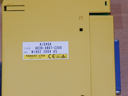  Fanuc AI040A  A03B-0807-C200 Input Output Module used