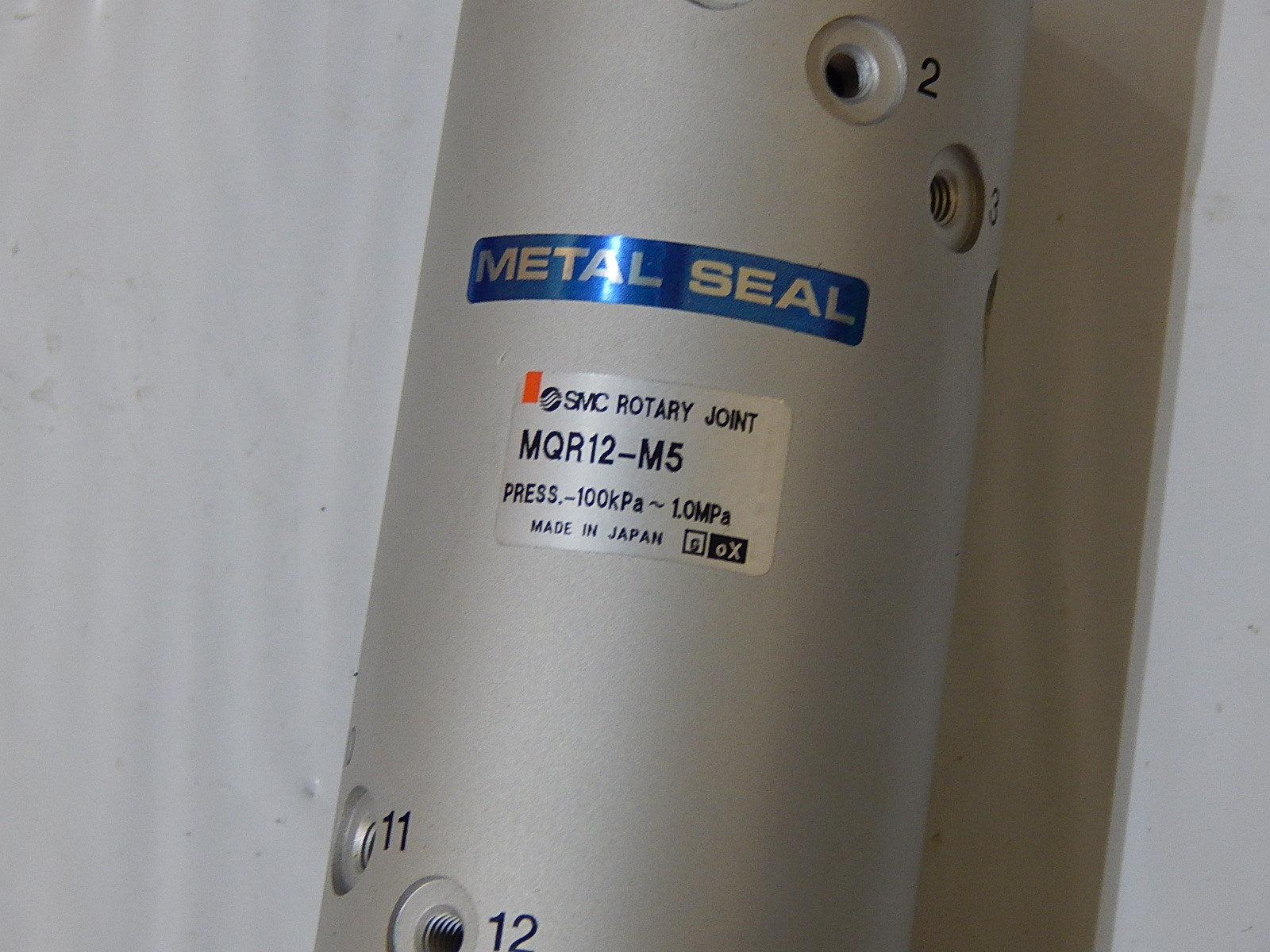 SMC Endlos-Dreheinheit metal seal rotary joint MQR12-M5 Pressure -100kPa ~1.0MPa