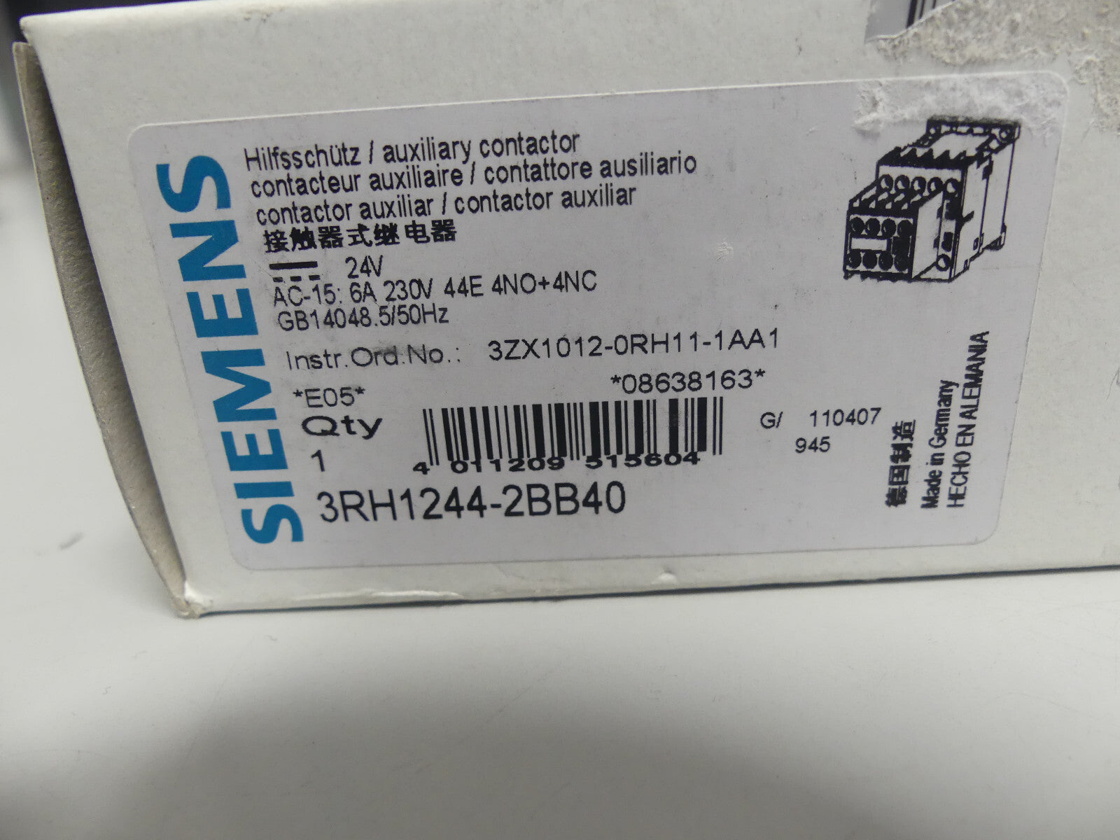 Siemens 3RH1244-2BB40