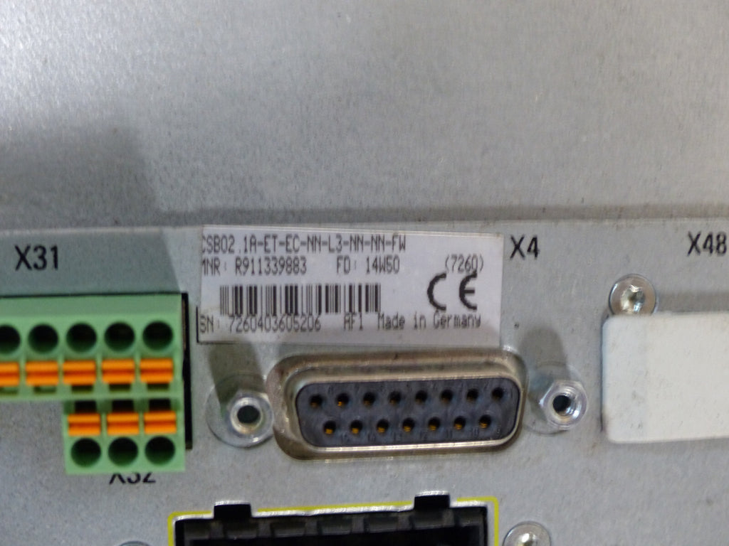 rexroth hcs03.1e-w0100-a-05-nnbn +csb02.1a-et-ec-nn-l3-nn-nn-fw onhe deckel s.b