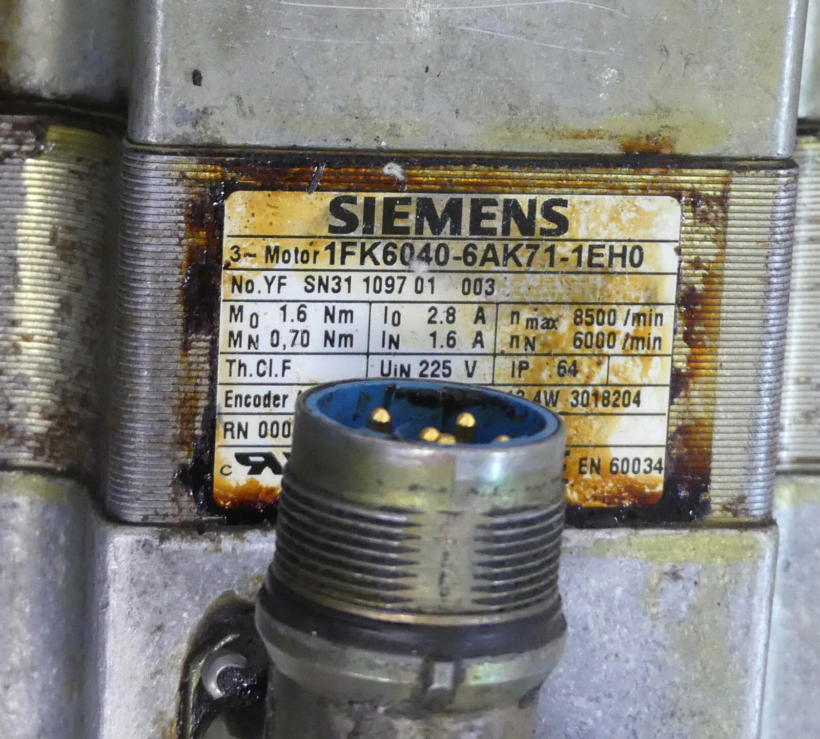 SIEMENS 1FK6040-6AK71-1EH0
