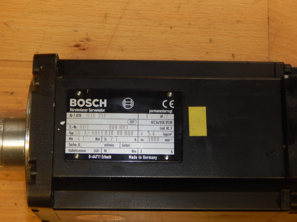BOSCH bürstenloser Servomotor, permanenterregt, Typ SR-A2.0041.030-00.000