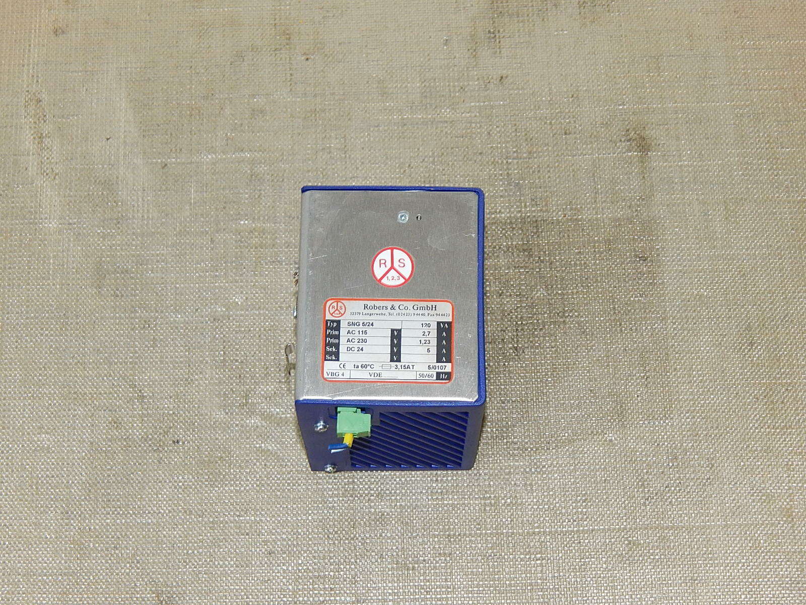   Robers / Typ: SNG 15/24   Netzteil  Power Supply used