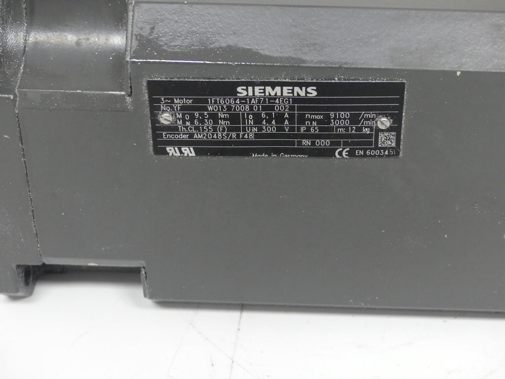 Siemens  Brushless-Servomotor 1FT6064-1AF71-4EG1