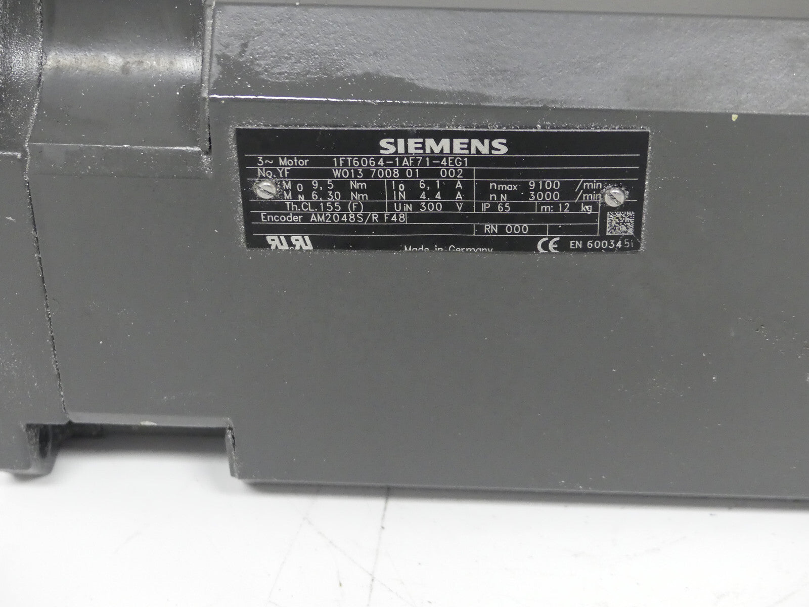 Siemens  Brushless-Servomotor 1FT6064-1AF71-4EG1