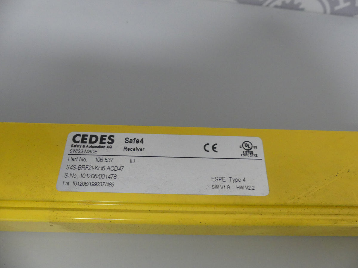 CEDES Safe4 106 537 S4S-BRF2I-KH6-ACD47