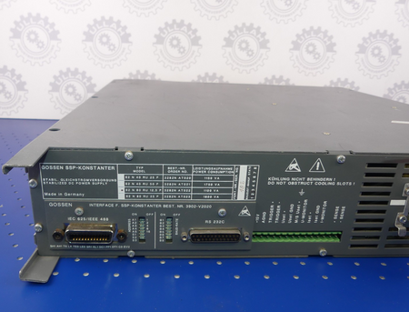 GOSSEN SSP-KONSTANTER 62N40RU25P 32882N AT020 POWER SUPPLY