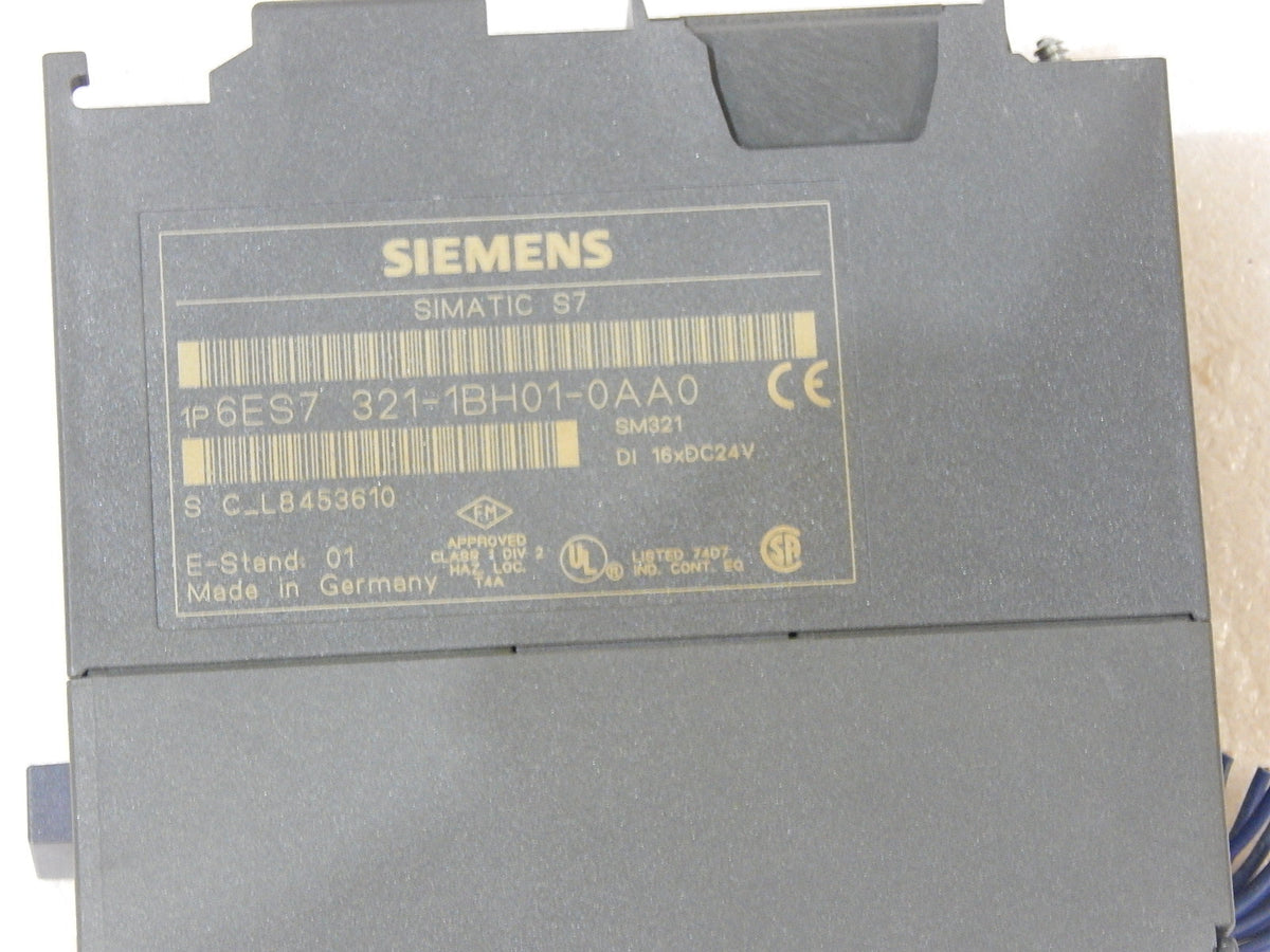 SIEMENS SIMATIC S7 6ES7321-1BH02-0AA0  Digitaleingabe  Used