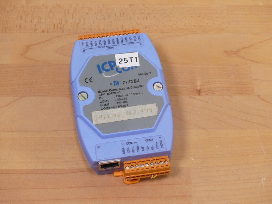 ICP CON i-7188E4  CPU 80188-40    CPU80188-40