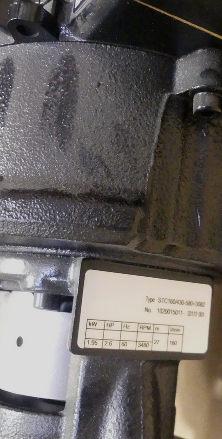 BRINKMANN PUMPS  STC 160/430-580+3082  STC160/430-580+3082