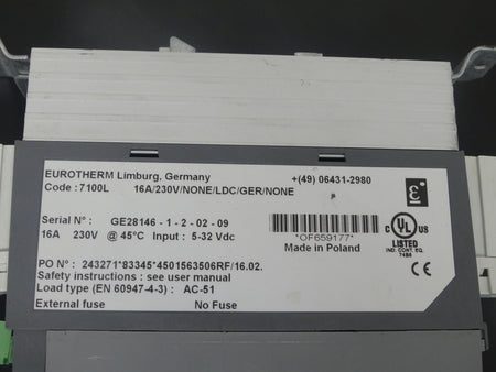 EUROTHERM 7100L  16A/230V/NONE/LDC/GER/NONE