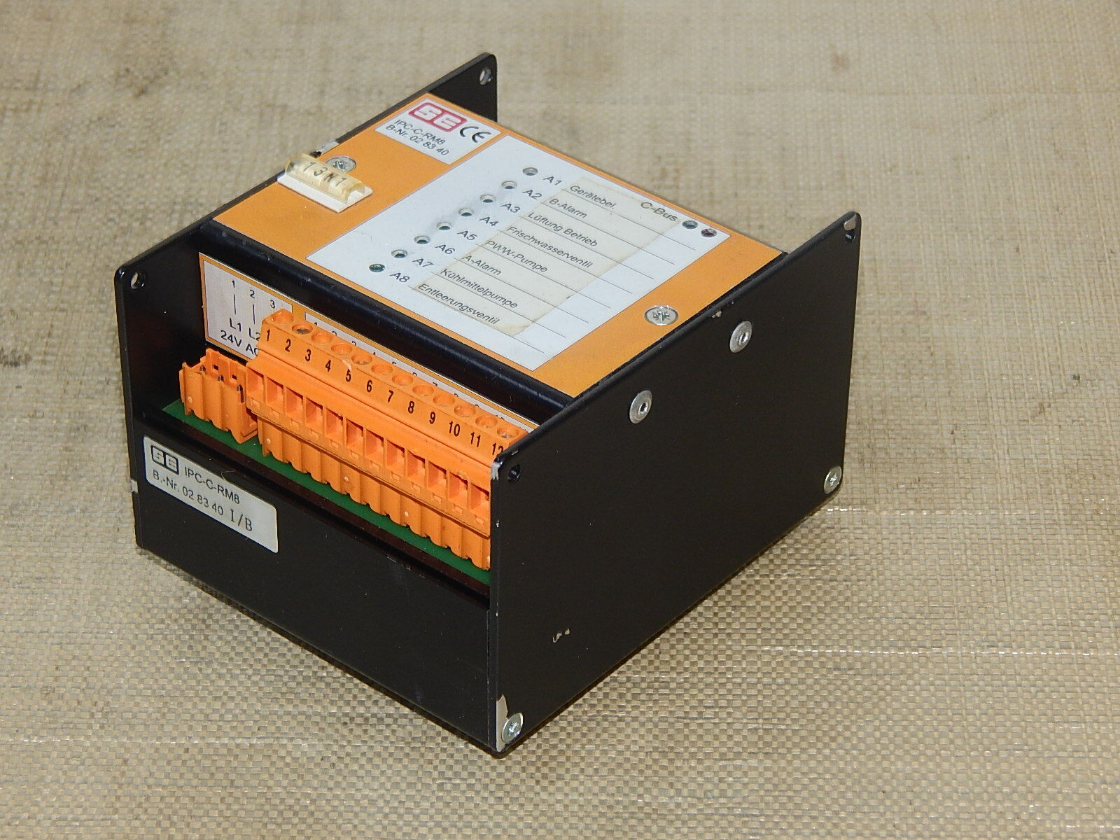  SE-ELEKTRONIC IPC-C-RM8 // B-Nr.02 83 40 used