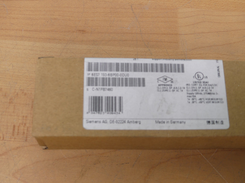 Siemens Simatic S7 6ES7 193-6BP00-0DU0 ET200SP
