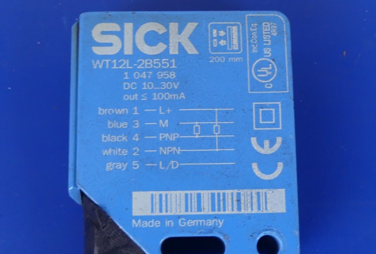 SICK Reflexions-Lichttaster WT12L-2B551   WT12L2B551