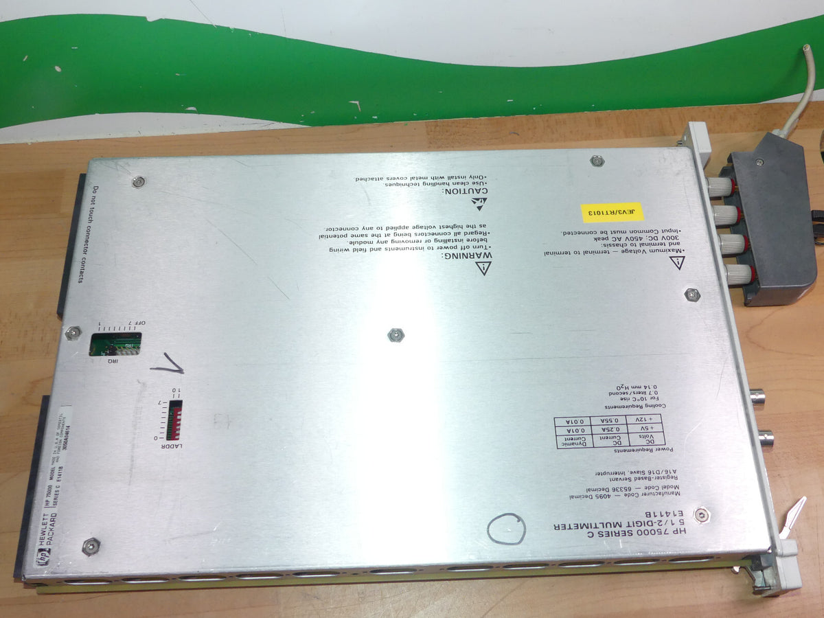 HP E1411B 5 1/2 - DIGIT Multimeter Hewlett Packard HP 75000  Series C