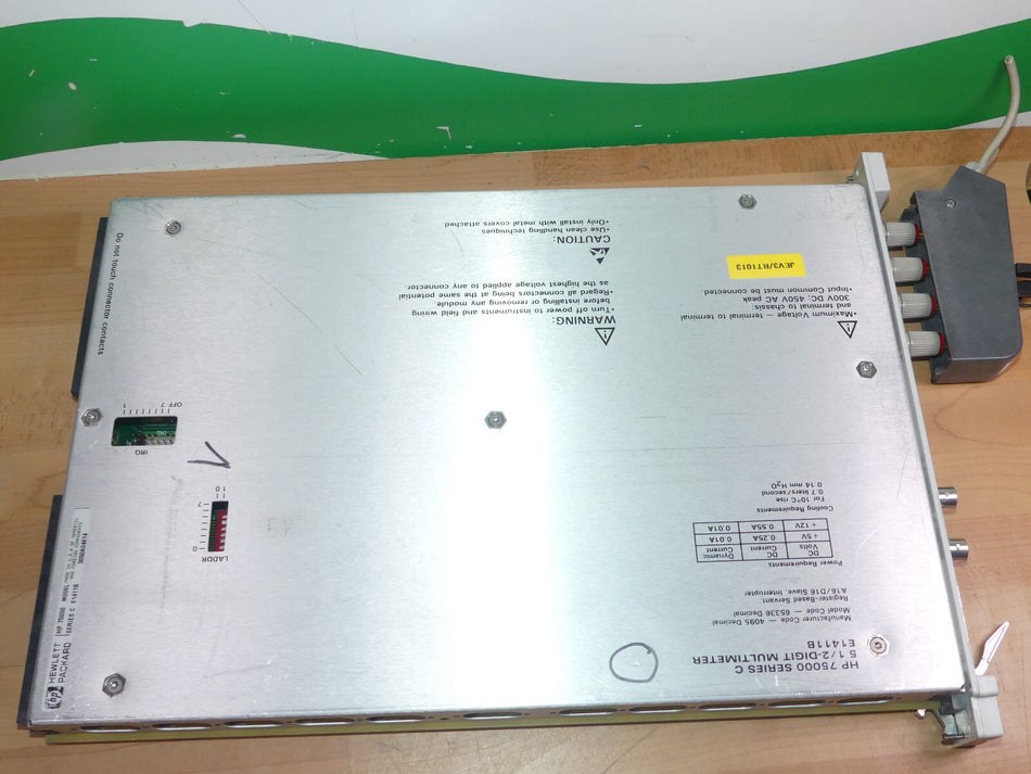 HP E1411B 5 1/2 - DIGIT Multimeter Hewlett Packard HP 75000  Series C
