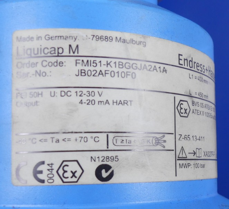 Endress+Hauser Liquidcap M FMI51-K1BGGJA2A1