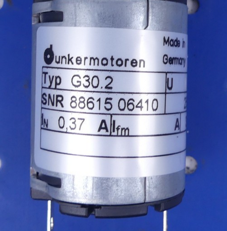 Dunkermotoren Getriebemotoren G30.2 2540rpm 100:1