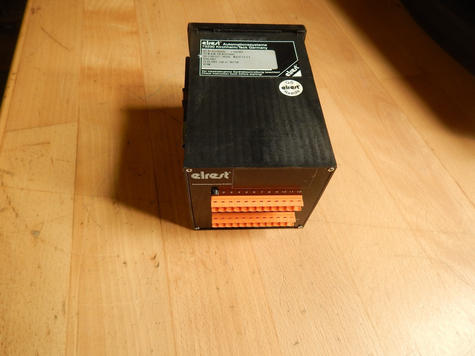 Elrest ETW 6/NI.CR.NI/220VAC   Wächter 6K