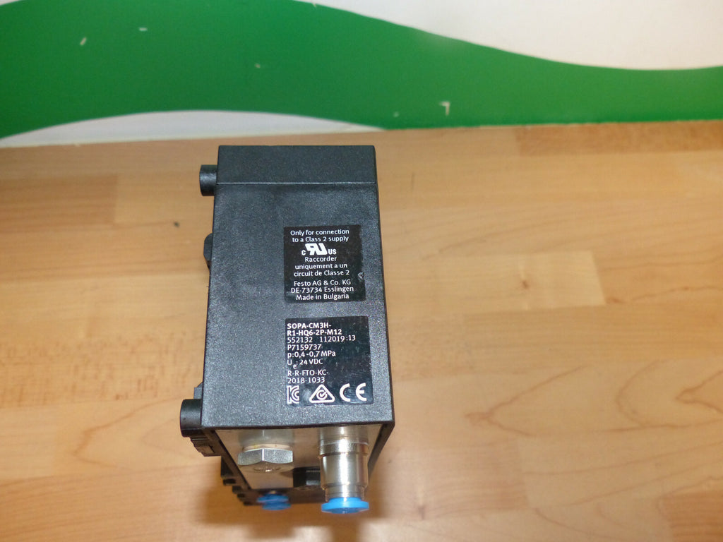 FESTO Luftspaltsensor SOPA-CM3H-R1-HQ6-2P-M12 USED S.BILDER