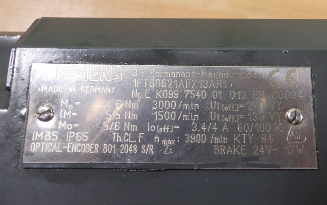SIEMENS 1FT60621AF713AH1