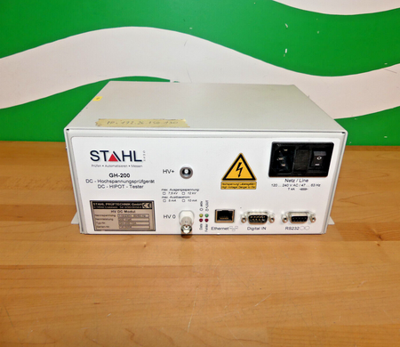 Stahl GH-200 / GH-200.10A DC-Hochspannungsprüfgerät
