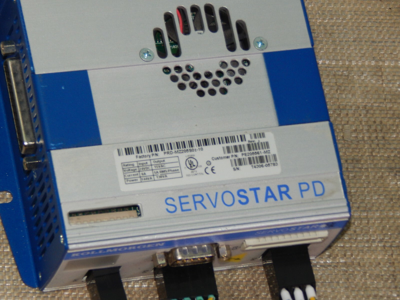  Kollmorgen ServoStar  PE205561-MZ // PRD-MZ205S0z-10 Rev:J used
